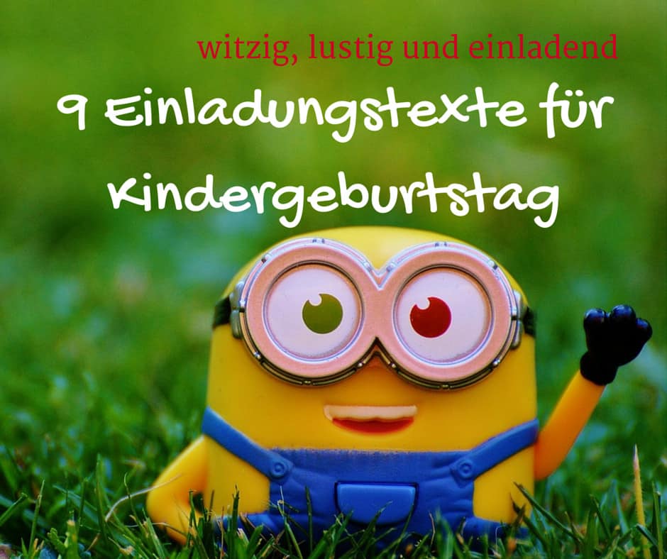 Read more about the article 9 Einladungstexte für Kindergeburtstag, witzig, lustig und einladend