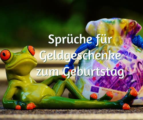 Sprüche für Geldgeschenke zum Geburtstag als Einladungstext