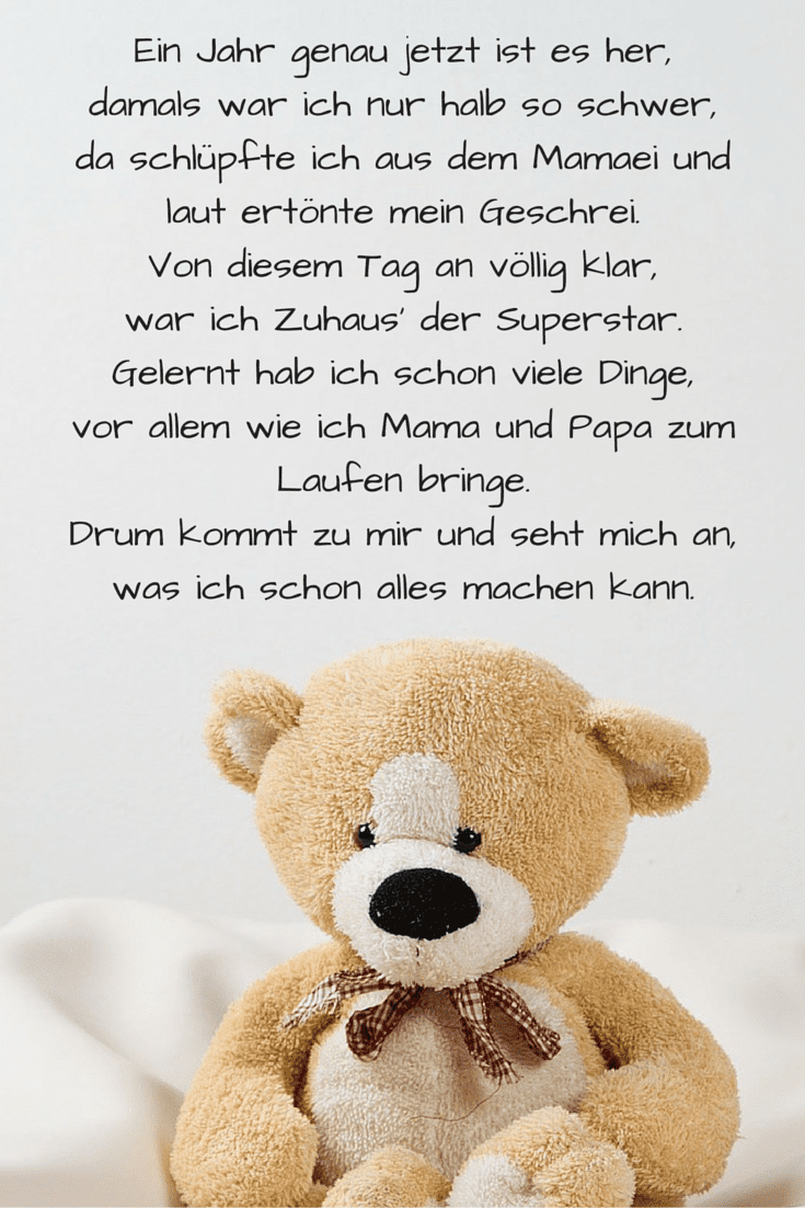 Einladungsspruche Zum Ersten Geburtstag Meines Babys Einladungskartenbday De