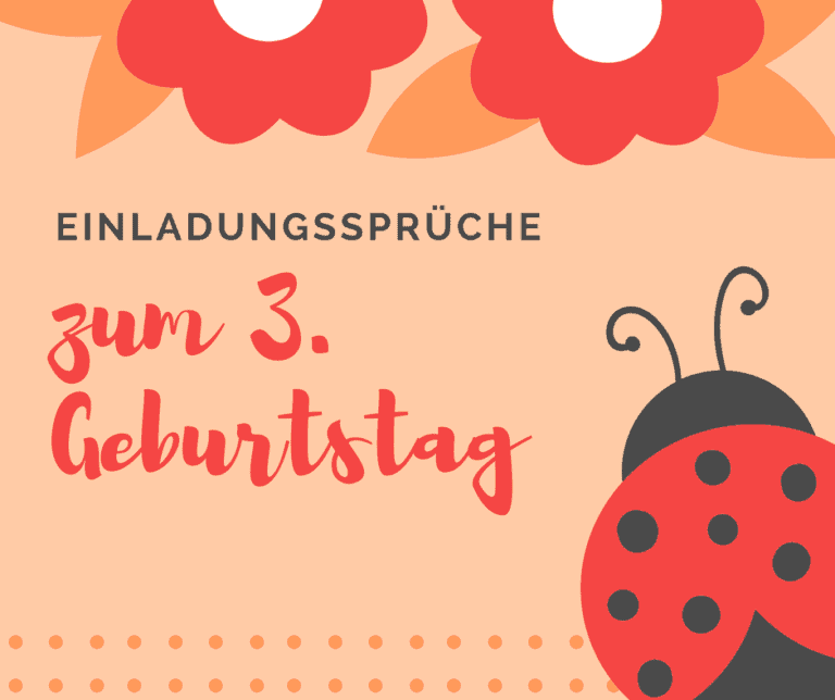 Einladungssprüche zum 3. Kindergeburtstag EinladungskartenBday.de
