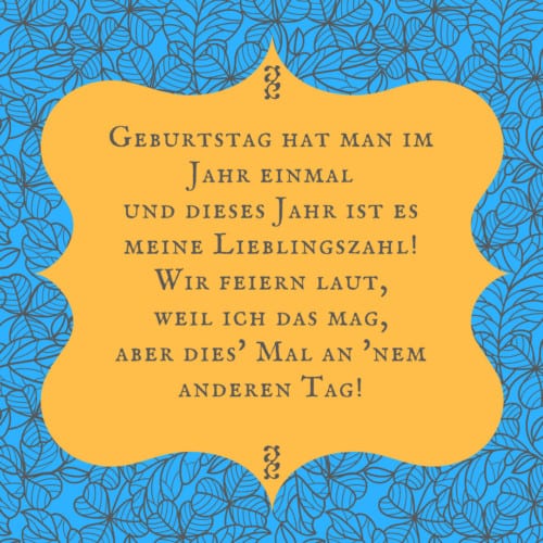 Sprüche für Einladung zur nachträglichen Geburtstagsfeier EinladungskartenBday.de