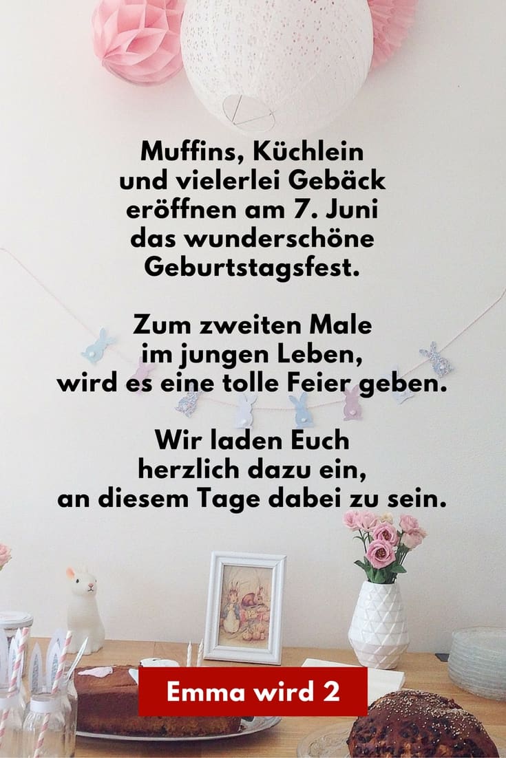 Tolle Texte Fur Einladung Zum 2 Geburtstag Unseres Kindes Einladungskartenbday De