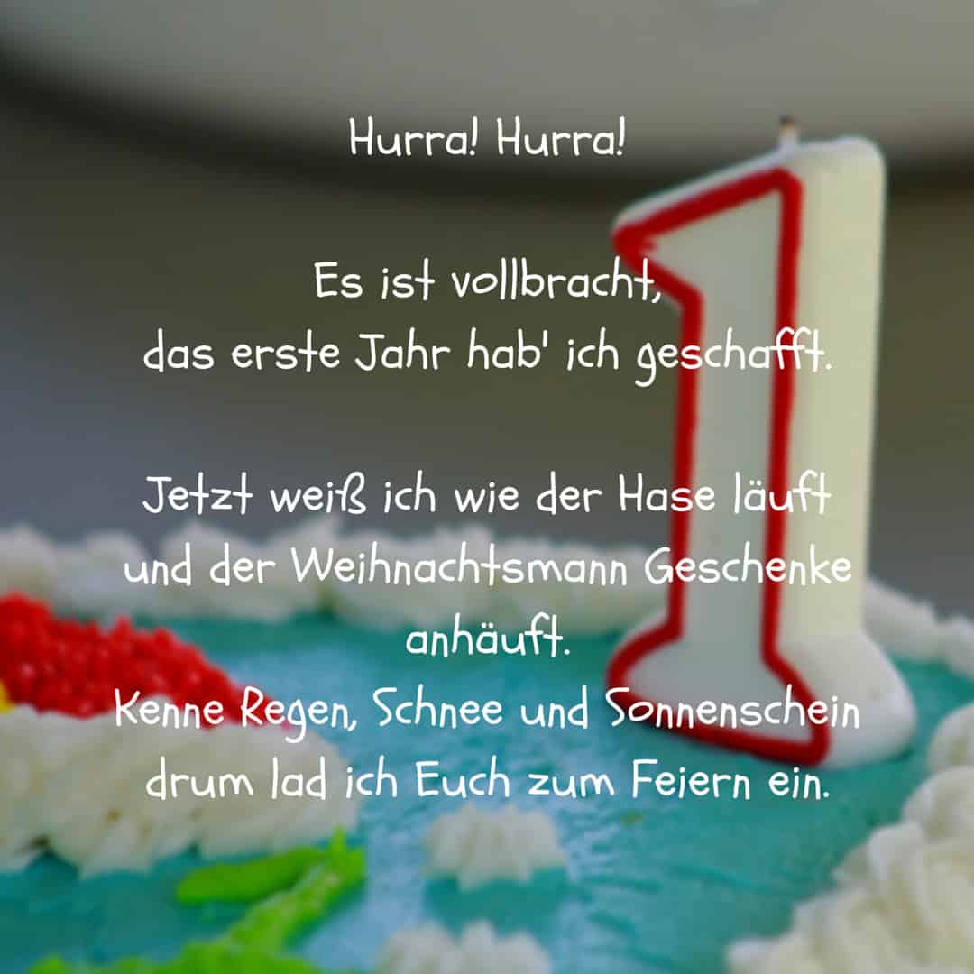 Einladungsspruche Zum Ersten Geburtstag Meines Babys Einladungskartenbday De